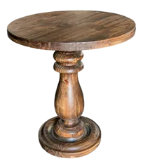 Mesa Bar Madera Torneada