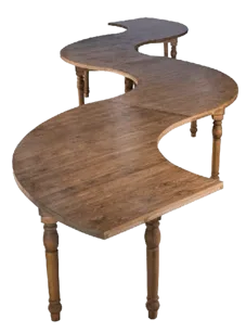 Mesa Curva Madera